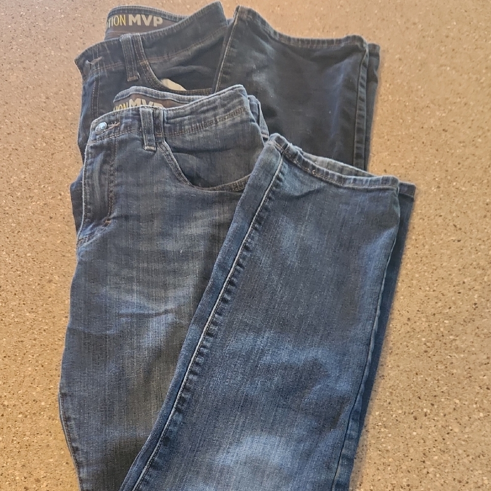 Lot of 2: Lee Extreme Motion MVP Denim Pants